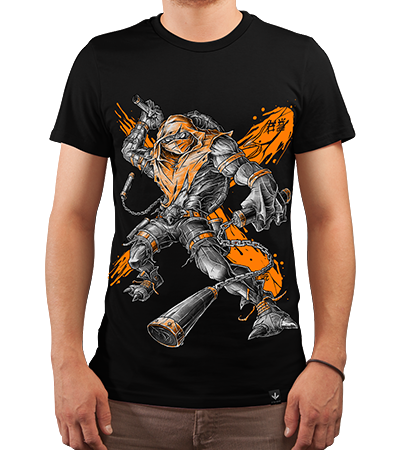 Футболка Orange Fury (Черепашки ниндзя) - Deadbrush.ru