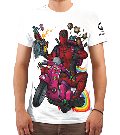 Футболка Serious chase (DeadPool) - Deadbrush.ru