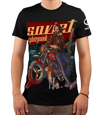 Футболка Soviet Cyberpunk (Cyberpunk 2077) — Dead Brush
