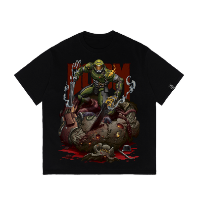 Футболка оверсайз Doomed Armor (DOOM) — Dead Brush