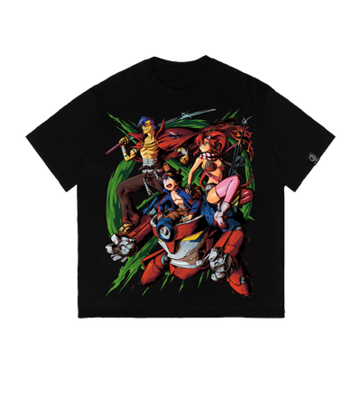 Футболка оверсайз Gurren Lagann (Gurren Lagann) — Dead Brush