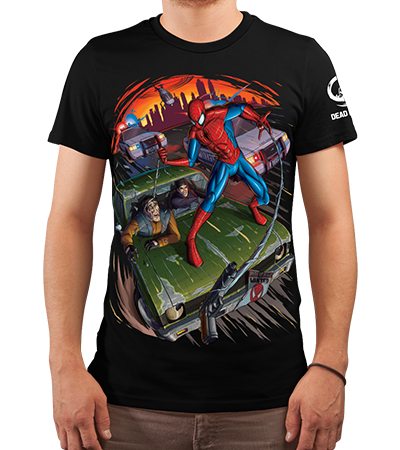 Футболка Chase and Web (Marvel) — Dead Brush