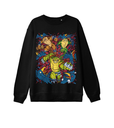 Свитшот Crow Crusher (Battletoads) — Dead Brush