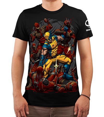 Футболка Never Back Down (Marvel) — Dead Brush