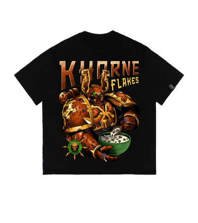Футболка оверсайз Khorne Flakes (Warhammer 40к) — Dead Brush
