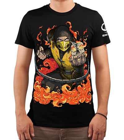 Футболка x Scorpion (Mortal Kombat) — Dead Brush