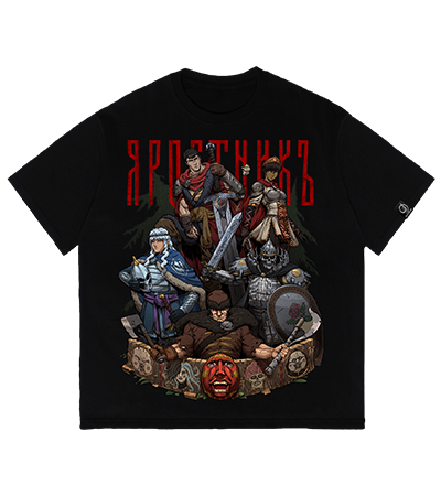 Футболка оверсайз Яростникъ - Deadbrush.ru