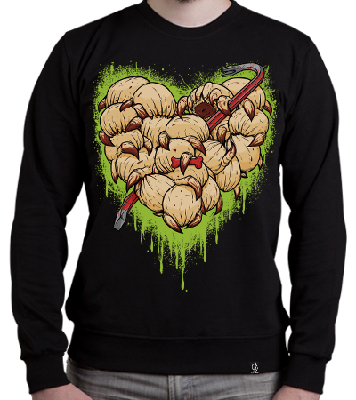 Свитшот Headcrab Heart SW (Half-life) - Deadbrush.ru
