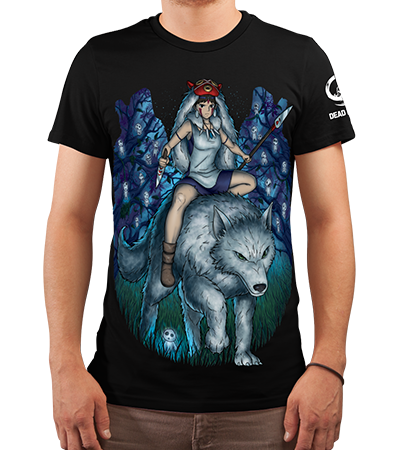 Футболка Mononoke-hime (Принцесса Мононоке) - Deadbrush.ru