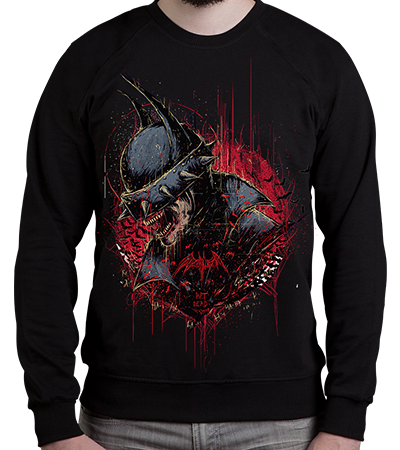Свитшот Batman laughs too SW (Batman) - Deadbrush.ru