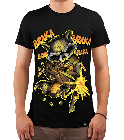 Футболка Rocket Raccoon (Marvel) - Deadbrush.ru