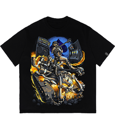 Футболка оверсайз Lemmy: The Legend — мерч Лемми Килмистера - Deadbrush.ru