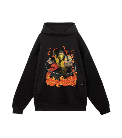 Худи оверсайз x Scorpion (Mortal Kombat) — Dead Brush
