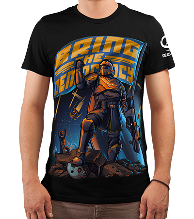 Футболка Helldivers 2 (Helldivers 2) - Deadbrush.ru