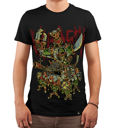 Футболка Da Waaagh! (Warhammer 40к) - Deadbrush.ru