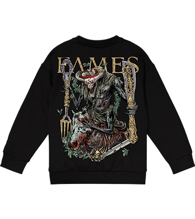 Fames NE SWO (Голод) — свитшот оверсайз — Dead Brush