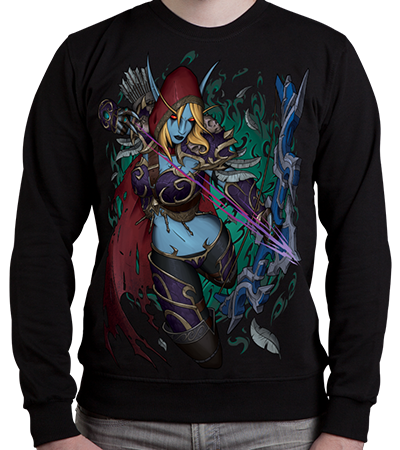Свитшот Wow, that archer! SW (Warcraft) — Dead Brush