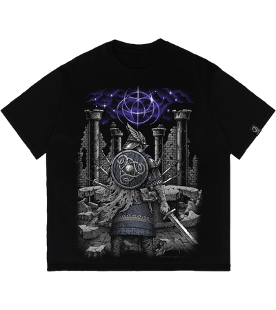 Футболка оверсайз Wylder Grimdark — Ночной Странник из Elden Ring Nightreign — Dead Brush