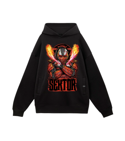 Худи оверсайз Sektor (Mortal Kombat) — Dead Brush