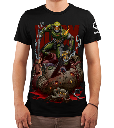 Футболка Doomed Armor B (DOOM) — Dead Brush