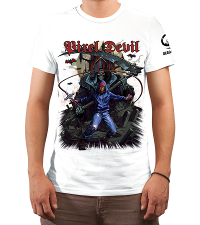 Pixel_Devil Castlevania — футболка белая — Dead Brush