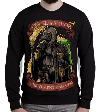 Свитшот 2020 Survivor SW (Cold Black Series) - Deadbrush.ru