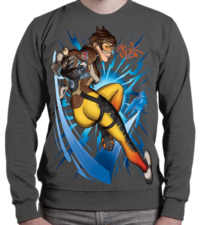 Свитшот Fast And Cute SW (Overwatch) — Dead Brush