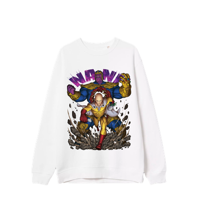 Свитшот белый One Punch Sale (One Punch Man) — Dead Brush