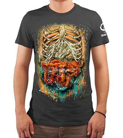 Футболка Color Guts (Cold Black Series) — Dead Brush