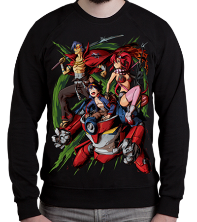 Свитшот Gurren Lagann SW (Gurren Lagann) - Deadbrush.ru