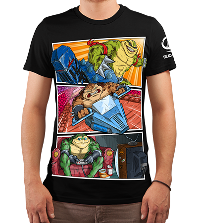 Футболка Adventures (Battletoads) - Deadbrush.ru