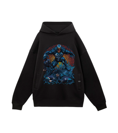Худи оверсайз Black Symbiote Rage (Marvel) — Dead Brush