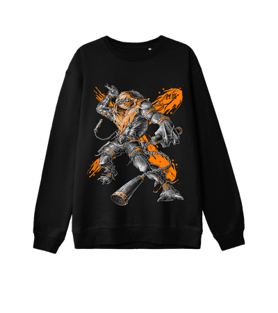 Свитшот Orange Fury (Черепашки ниндзя) — Dead Brush