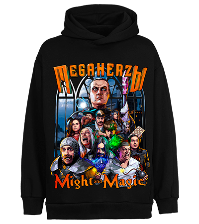 MegaHerz'Ы Might and Magic — худи оверсайз - Deadbrush.ru