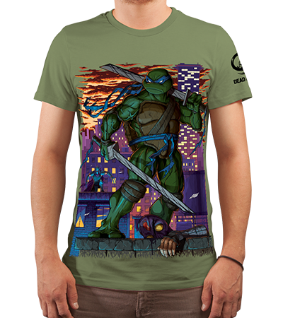 Футболка Leonardo Classic (Черепашки ниндзя) — Dead Brush