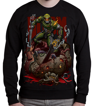 Свитшот Doomed Armor SW (DOOM) - Deadbrush.ru