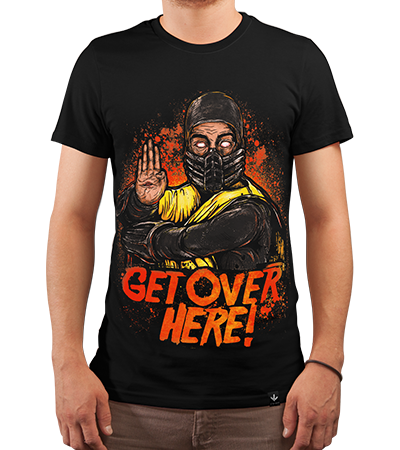 Футболка GET OVERE HERE! (Mortal Kombat) - Deadbrush.ru