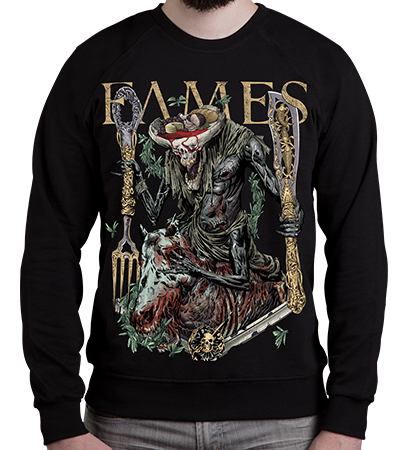 Свитшот Fames SW (Cold Black Series) - Deadbrush.ru