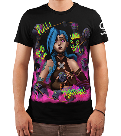 Футболка Lost Jinx (Arcane) — Dead Brush