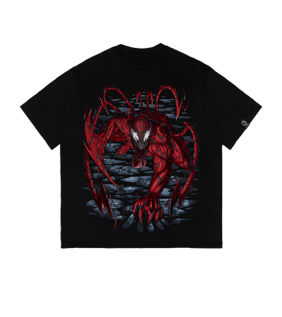 Футболка оверсайз Red Symbiote Rage (Marvel) — Dead Brush