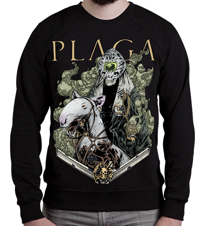 Свитшот Plaga SW (Cold Black Series) - Deadbrush.ru