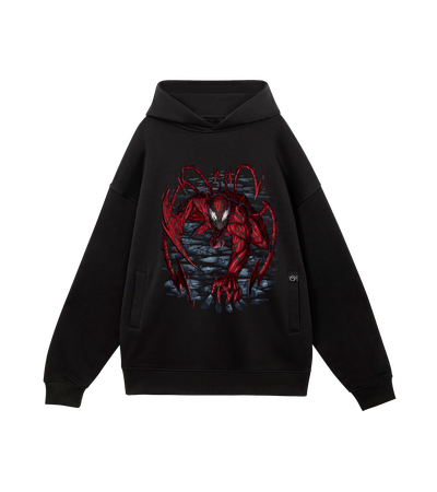 Худи оверсайз Red Symbiote Rage (Marvel) — Dead Brush