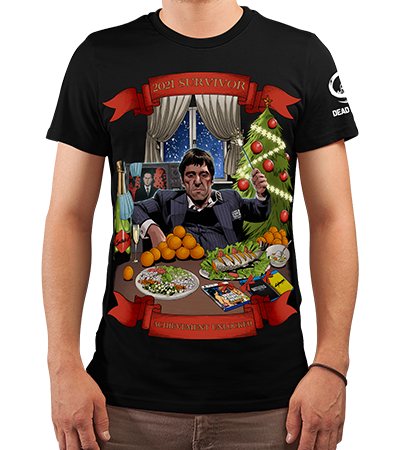 Футболка 2021 SURVIVOR (Cold Black Series) - Deadbrush.ru