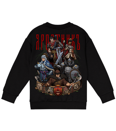 Свитшот оверсайз Яростникъ - Deadbrush.ru