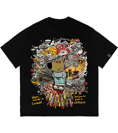 Футболка Chill Guy Over (Cold Black Series) - Deadbrush.ru