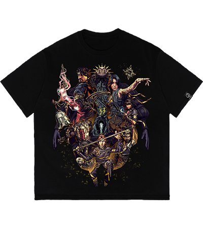 Футболка оверсайз Clair Obscur: Expedition 33 - Deadbrush.ru