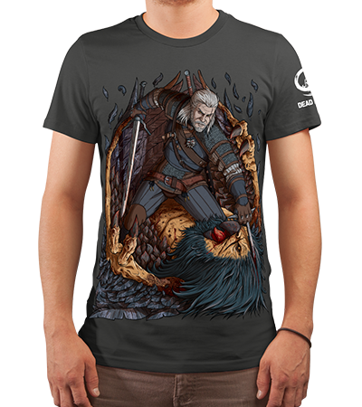 Футболка Witcher and the Beast (The Witcher 3) - Deadbrush.ru