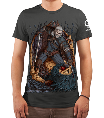 Футболка Witcher and the Beast (The Witcher 3) — Dead Brush