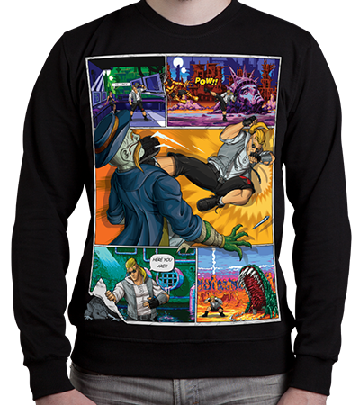 Свитшот 16bit Comix SW (Comix Zone) - Deadbrush.ru
