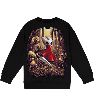Свитшот оверсайз Hollow Knight Silksong — мерч для фанатов - Deadbrush.ru